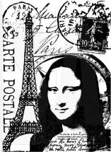 Gebruikt. Stampers Anonymous Tim Holtz Collection Como 15 Paris - kopie