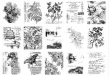 Tim Holtz Collage Paper Serendipity