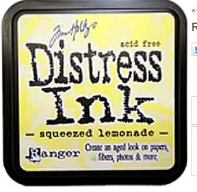 Ranger Distress Ink Squeezed lemonade