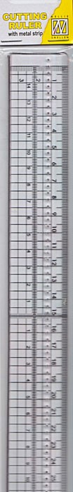 NS Cutting Ruler with Metal Strip