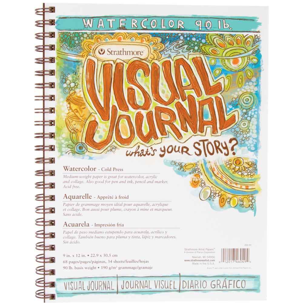 Strathmore Visual Journal Watercolor 90 lb 9 x 12 inch