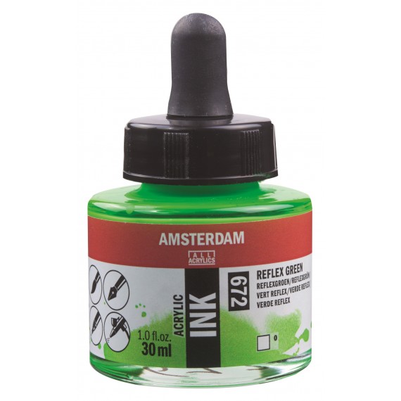 Amsterdam Acrylic Ink Reflex Green