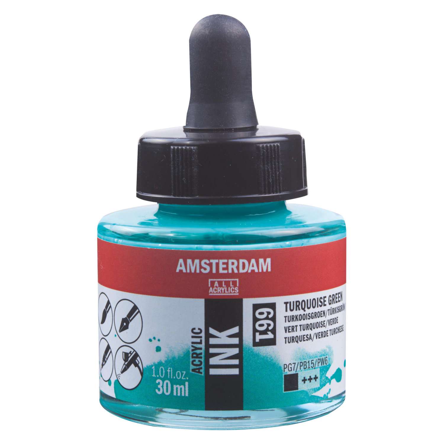 Amsterdam Acrylic Ink Turquoise Green