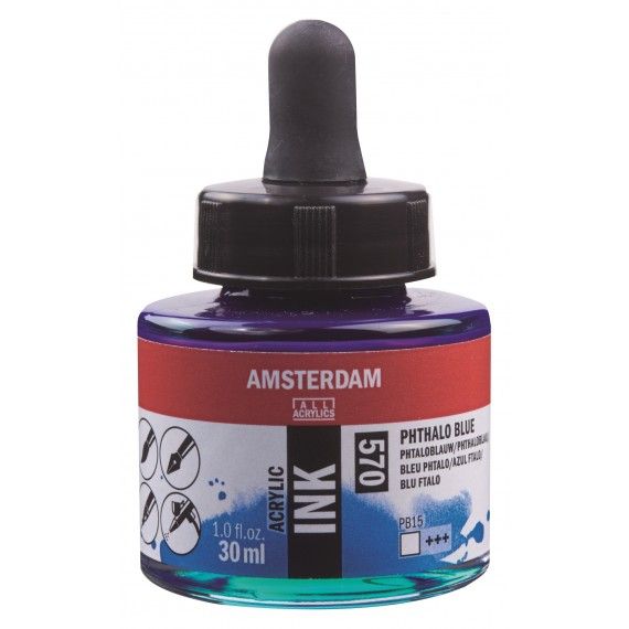Amsterdam Acrylic Ink Phthalo Blue