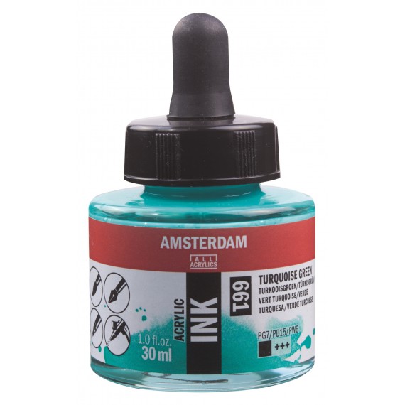 Amsterdam Acrylic Ink Turquoise Blue