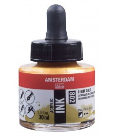 Amsterdam Acrylic Ink Light Gold