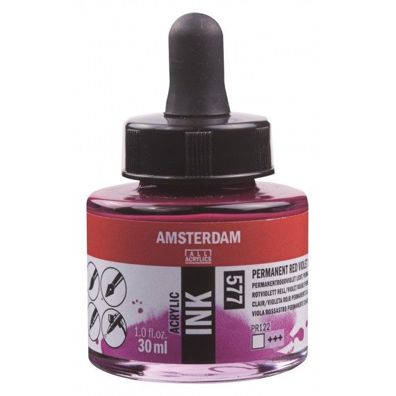 Amsterdam Acrylic Ink Permanent Red Violet Light