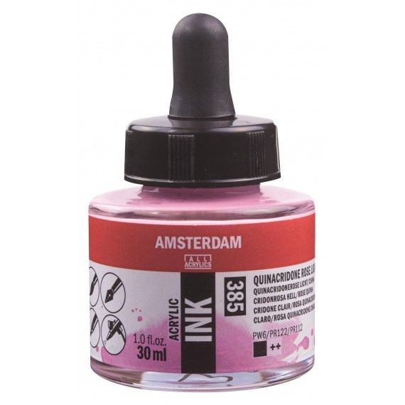 Amsterdam Acrylic Ink Quinacridone Rose Light