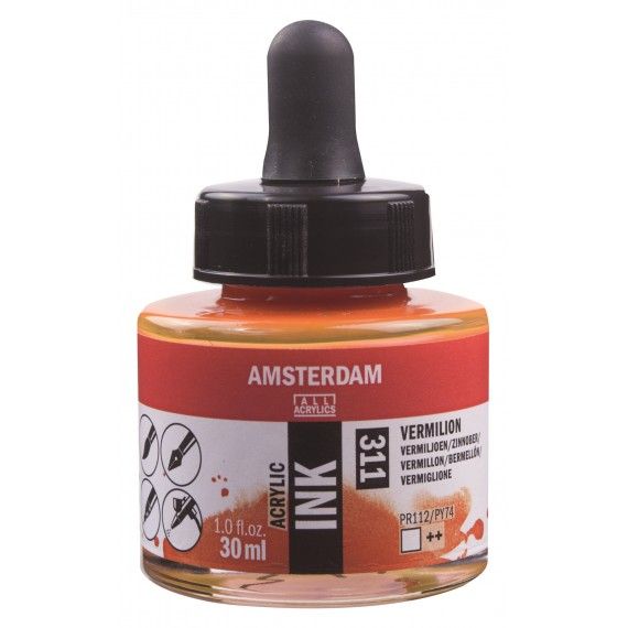 Amsterdam Acrylic Ink Vermilion