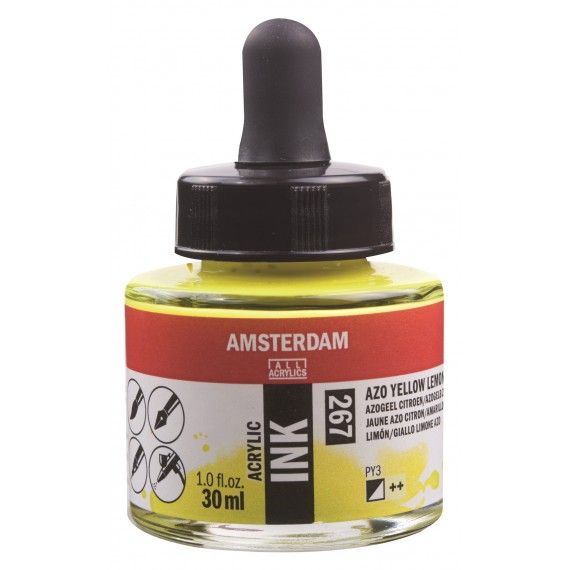 Amsterdam Acrylic Ink Azo Yellow Lemon