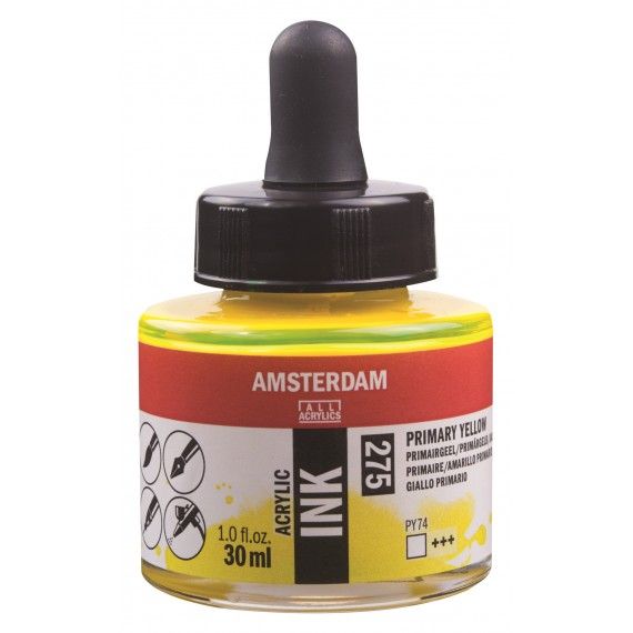 Amsterdam Acrylic Ink Primary Yellow