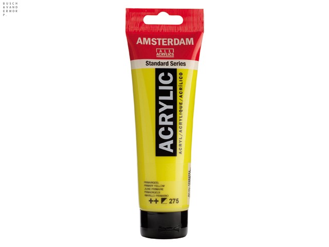 Amsterdam Acrylic Paint Primary Yellow.