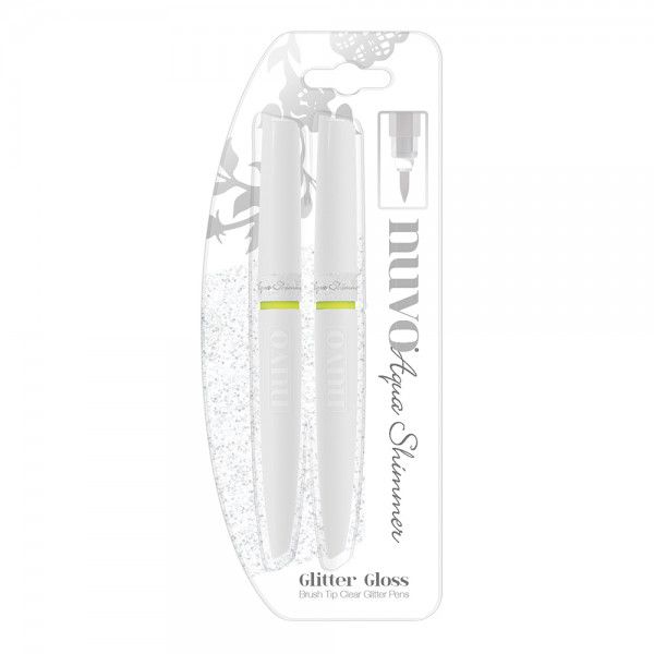 Nuvo Aqua Shimmer Pen Clear Glitter Gloss 