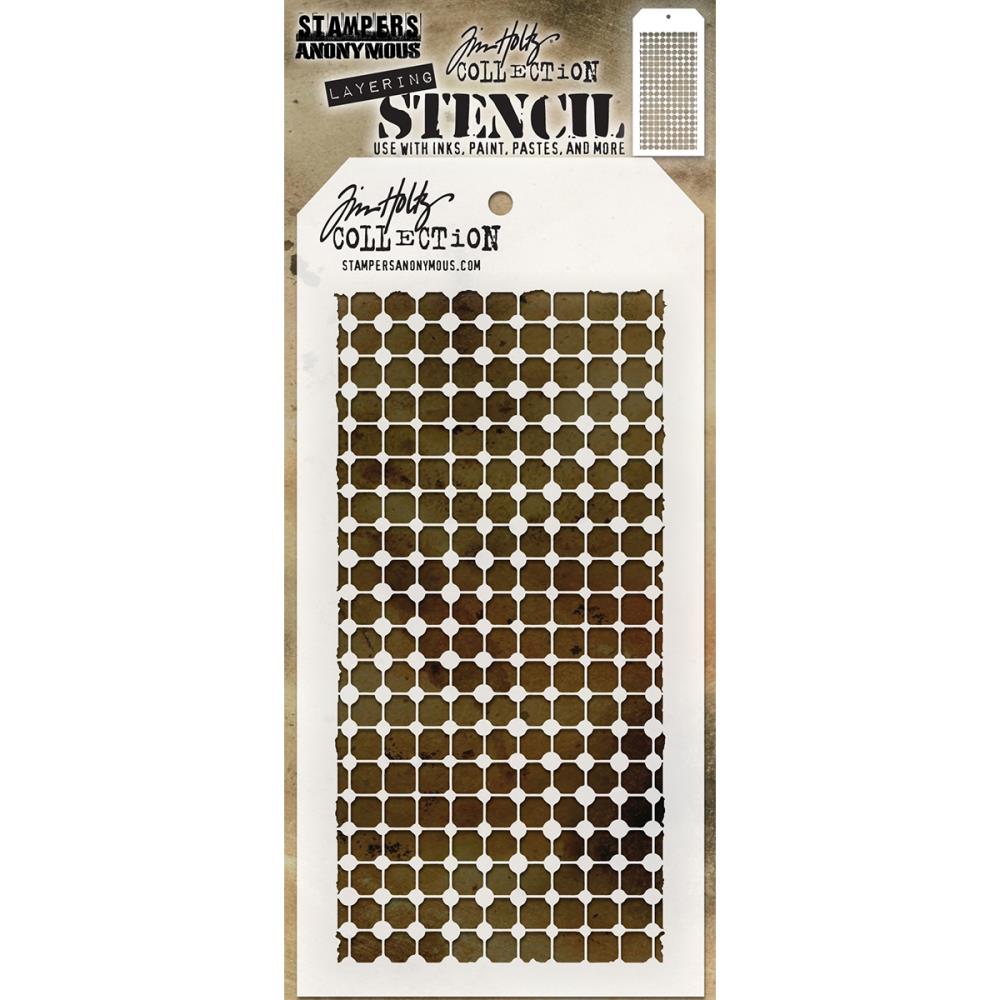 TH Stencil Grid Dot