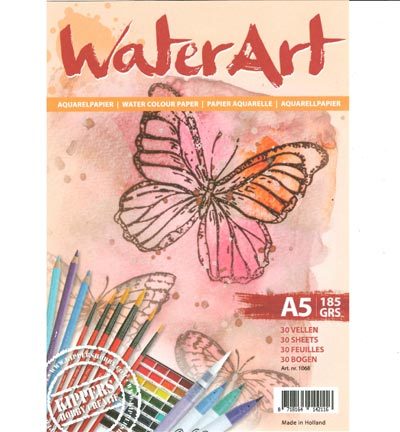 WaterArt Aquarel papier A5 185 grams