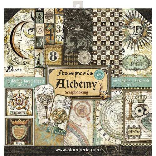 Stamperia Paperpad Alchemy 12 inch