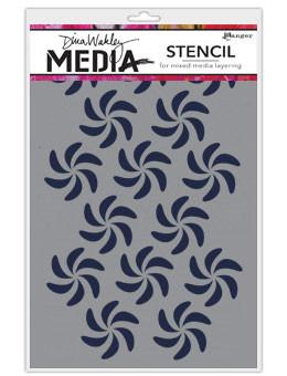 DWM Stencil Bendy Pinwheels