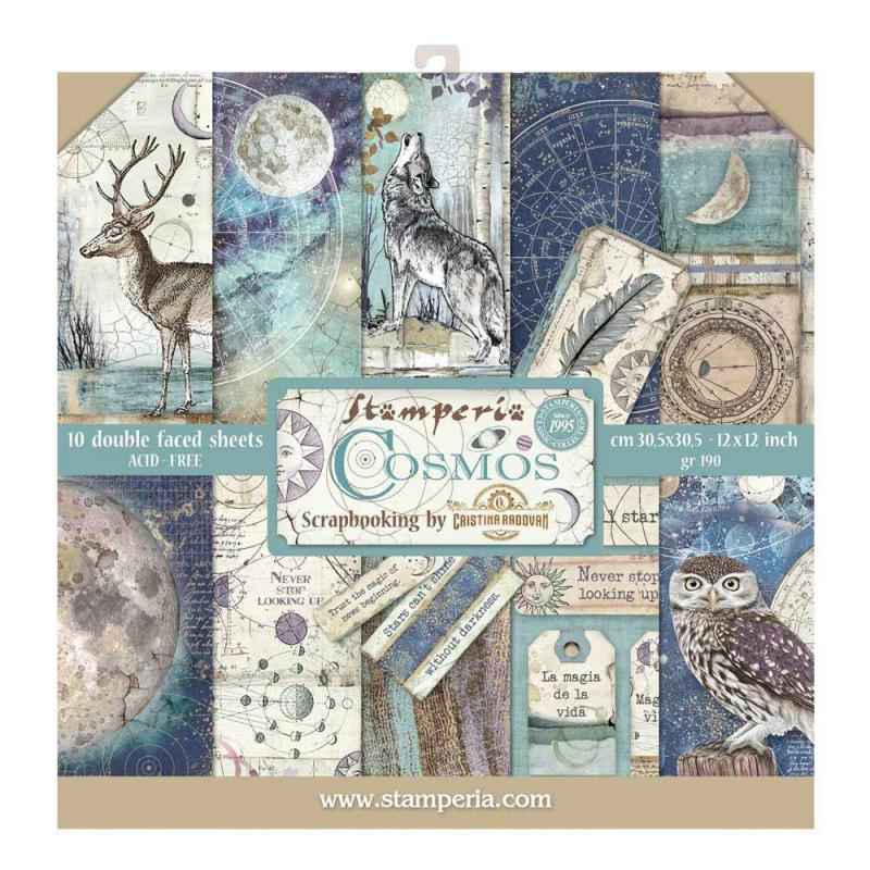 Stamperia Paperpad Cosmos 12 inch