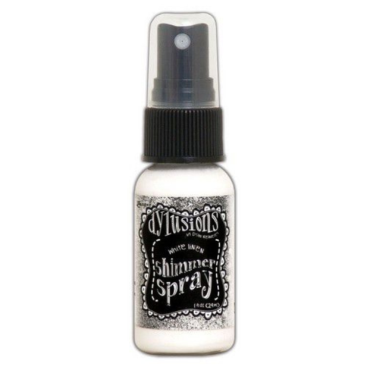 Dylusions Shimmer Spray White Linen