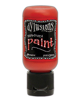 Dylusions Paint Postbox Red
