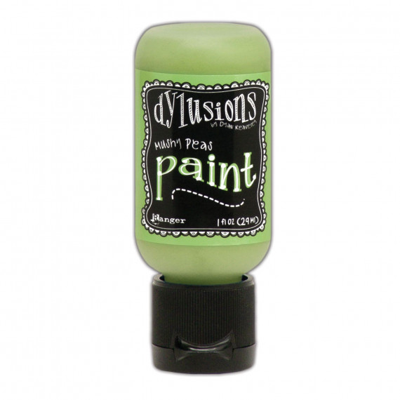 Dylusions Paint Mushy Peas