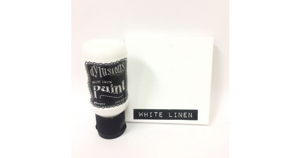 Dylusions Paint White Linen
