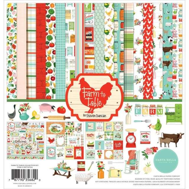 Carta Bella Farm to Table Collection Kit 12 inch