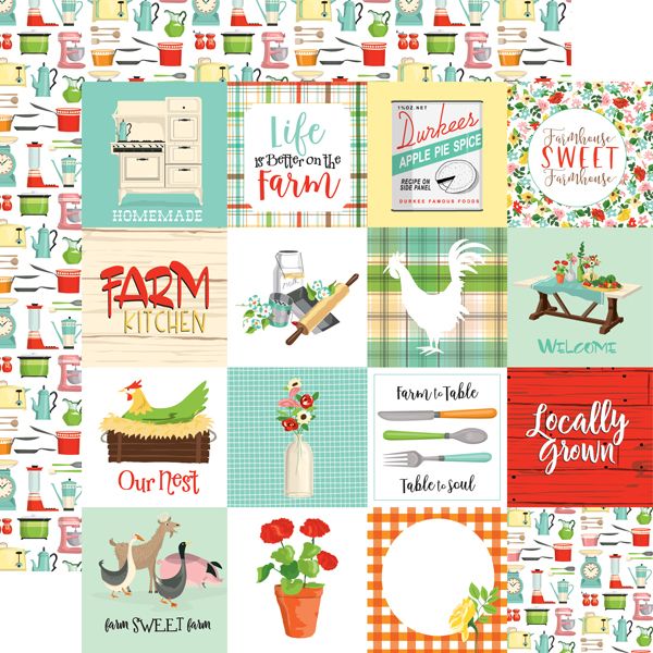 CB Farm to Table 3x3 Journaling Cards