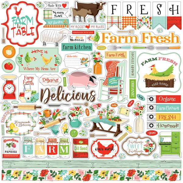 CB Farm to Table Element Stickers
