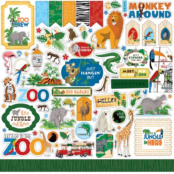 CB Zoo Adventure Element Stickers