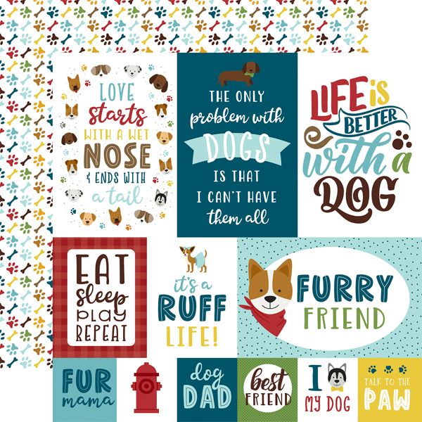 EP My Dog 4x4 journaling Cards