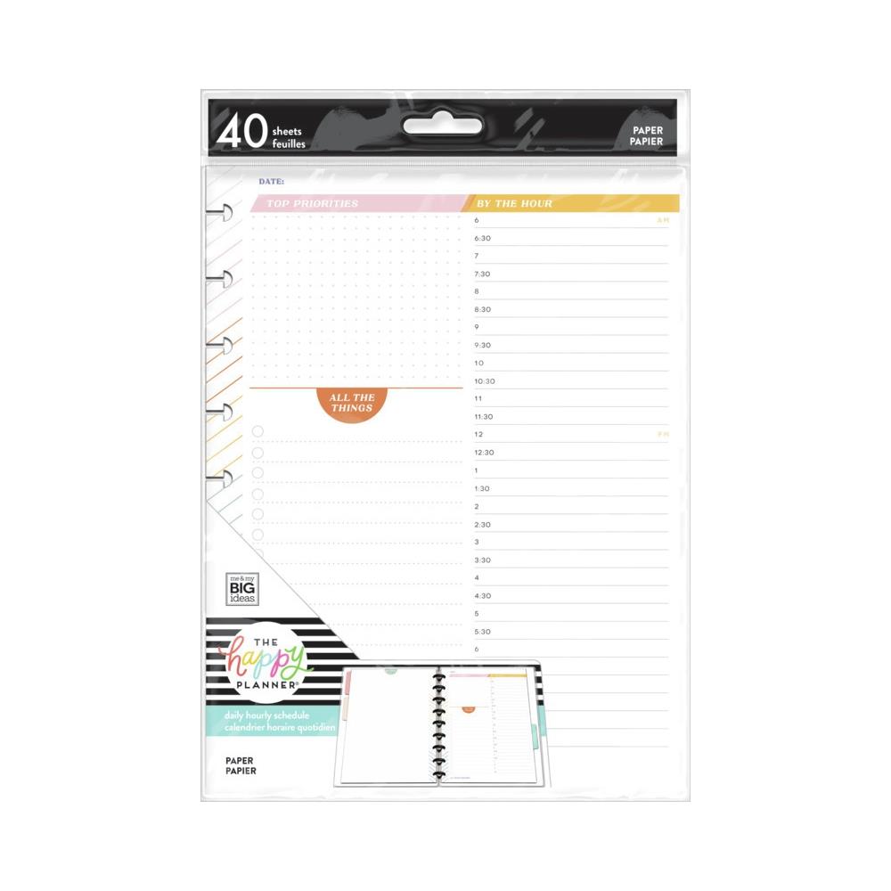 Mambi Medium Planner Fill Paper By the Hour