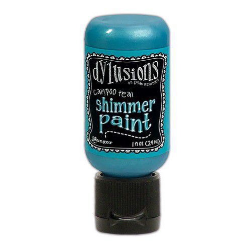 Dylusions Shimmer Paint Calypso Teal