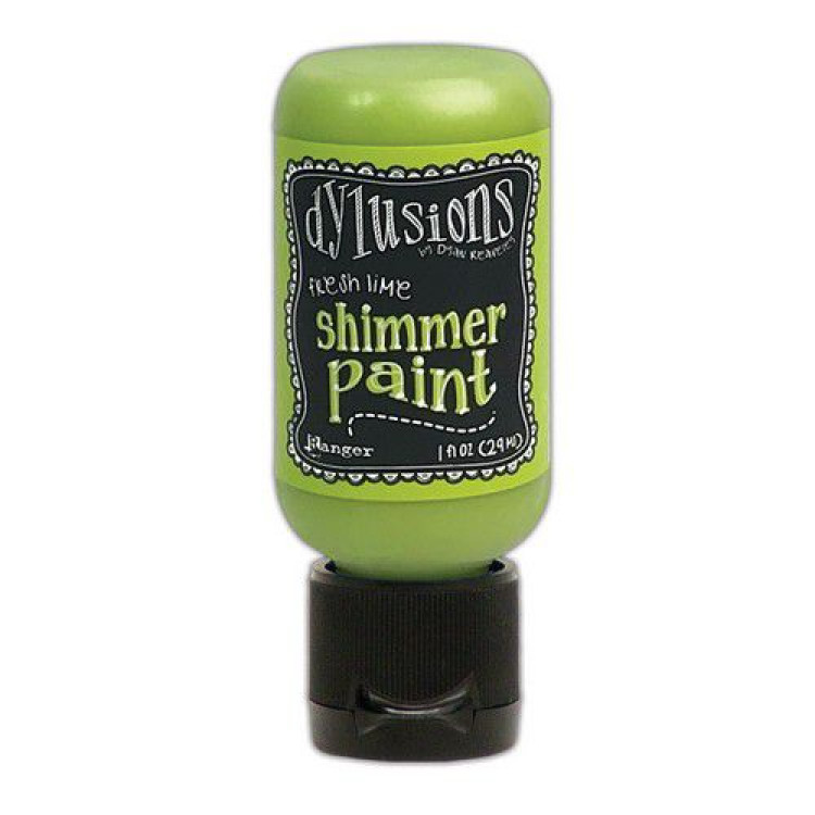 Dylusions Shimmer Paint Fresh Lime