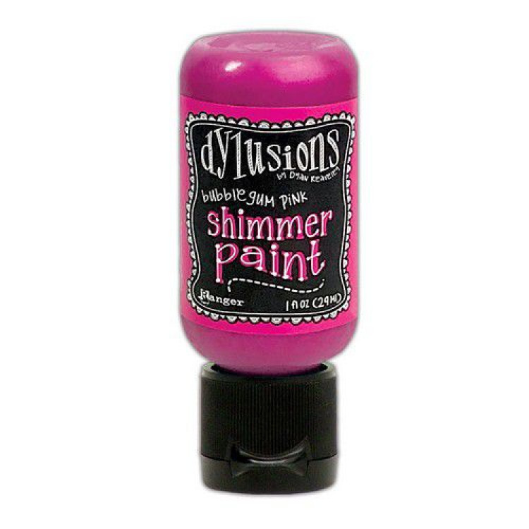 Dylusions Shimmer Paint Bubblegum Pink