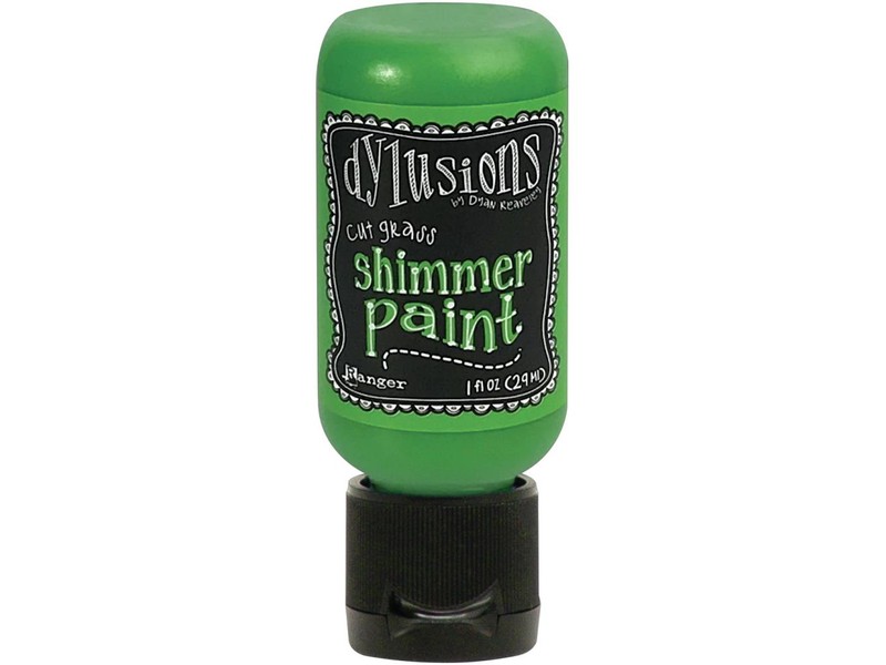 Dylusions Shimmer Paint Cut Grass