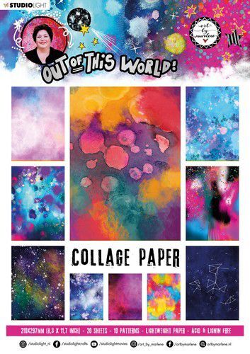 Art By Marlene Out of this World Collage Paper CPBM14