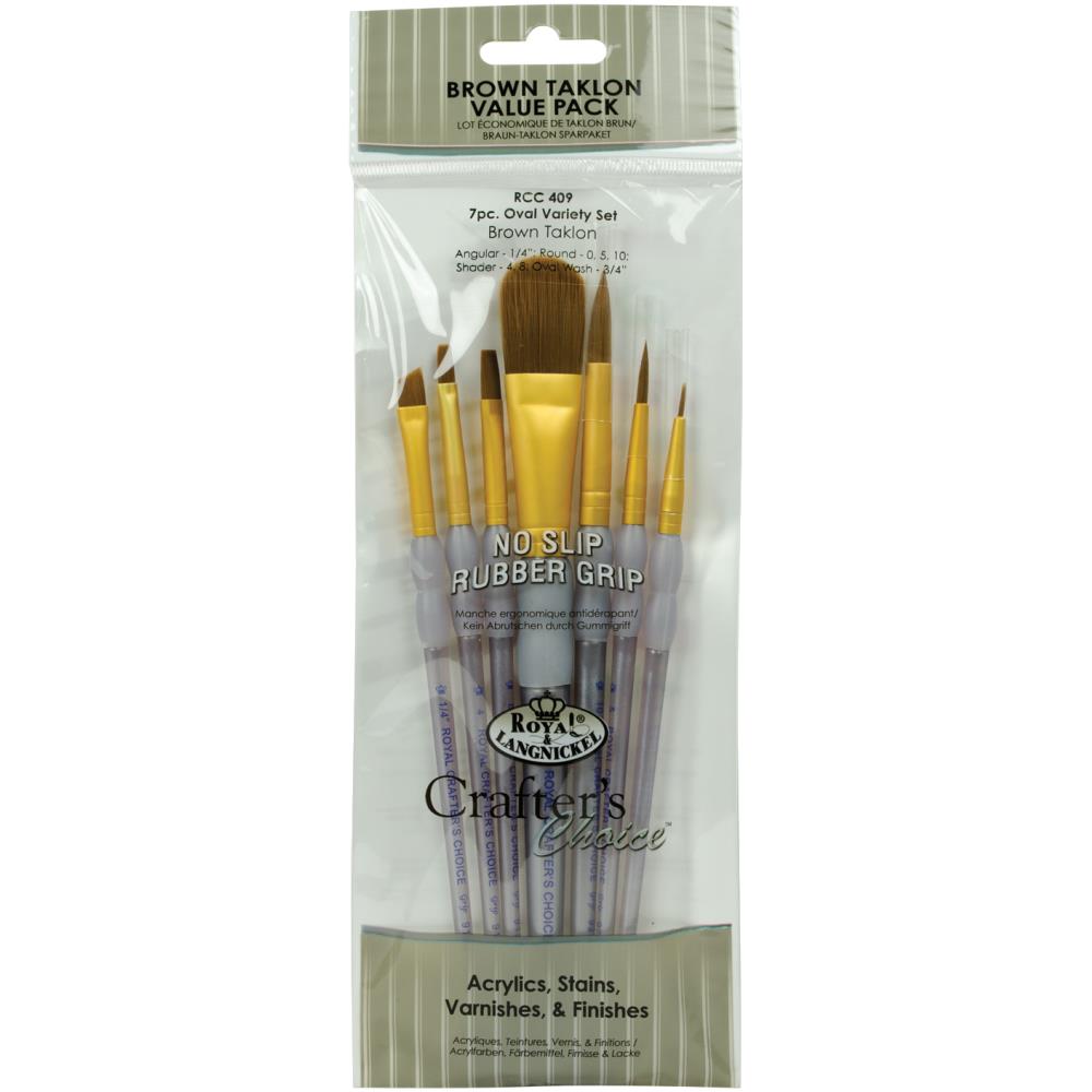 RL Crafters Choice Brown Taklon Value Pack