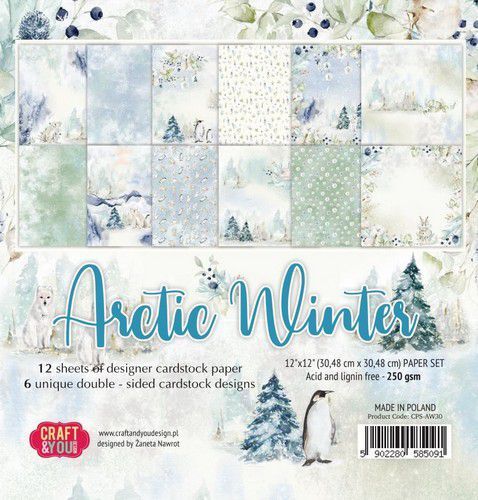 Craft&You Paperpad Arctic Winter 12 inch