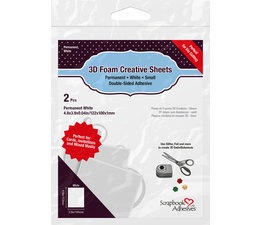 3D Foam Creative Sheets White