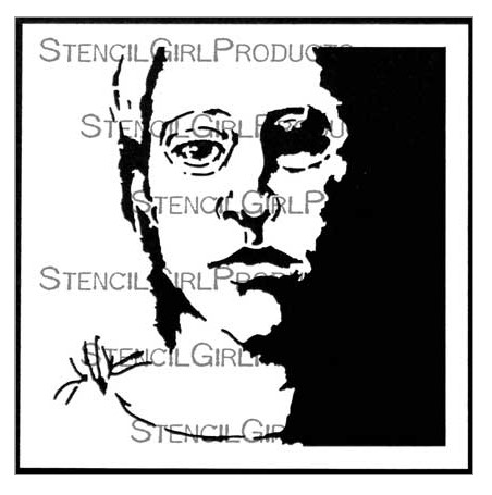 SG Stencil Love Face 6 inch