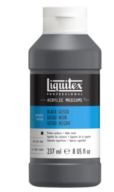 Liquitex Gesso - Black 8 oz.