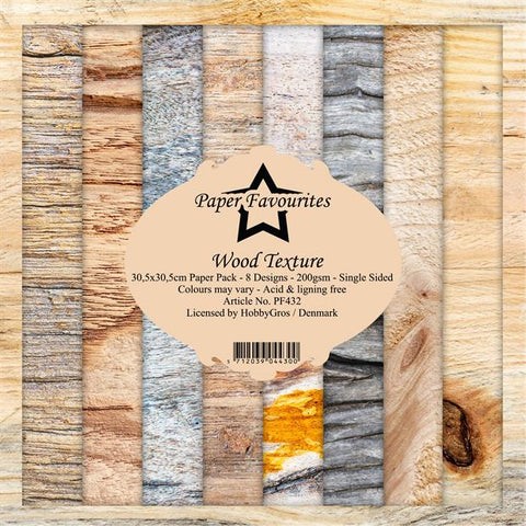 Paper Favourites Wood Texture Paper Pad 12 inch.