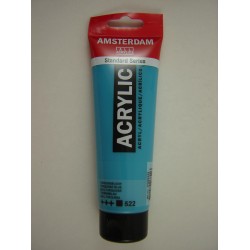 Amsterdam Acrylic Paint Turquoise Blue.