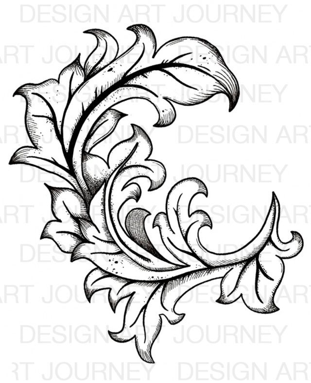 AJ Baroque Swirl
