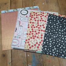 Pizzadoos met 100 vellen dessinpapier