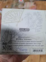 Gebruikt. Hero Arts Poetic Prints Japonesque