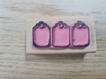 Gebruikt. Stampers Anonymous E2-624 op hout  