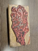Gebruikt. Stampers Anonymous P2-1459 op hout. Tim Holtz Collection