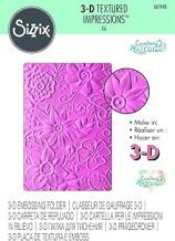 Sizzix  3D Textured Impressions Embossing Folder Bohemian Botanicals